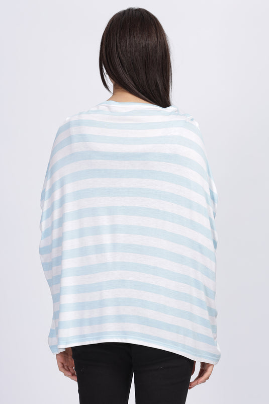 Back view of the nursing cover showing full 360 degree coverage