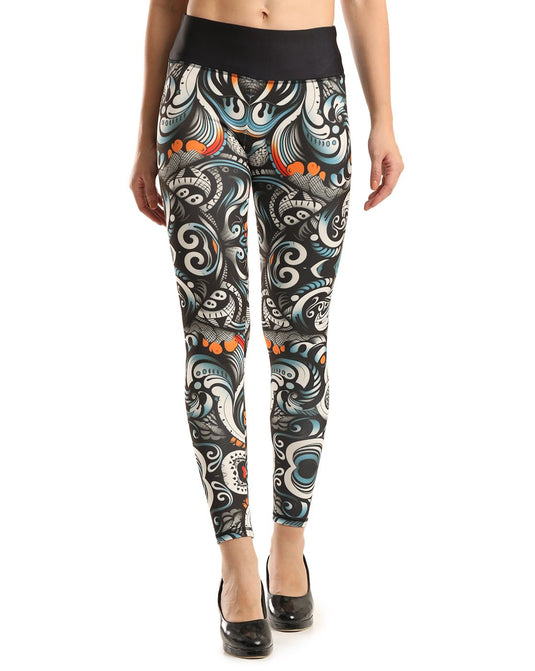 0to1 High Waisted Printed Leggings for Women-Fiona