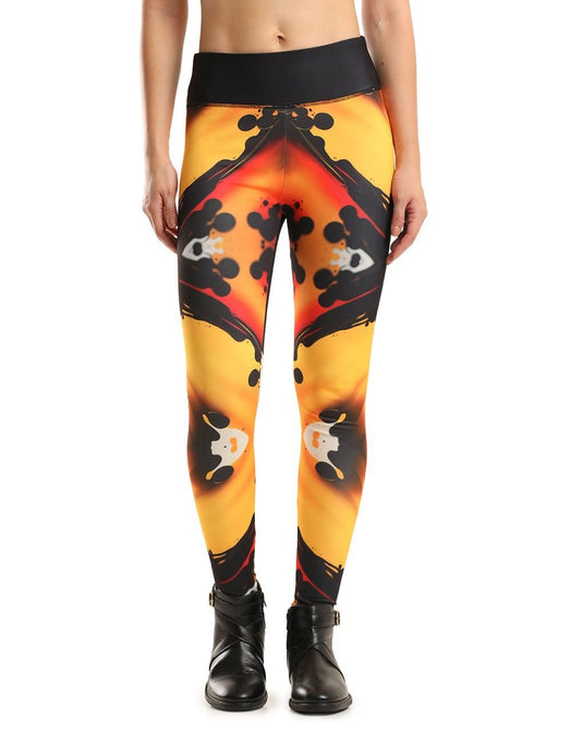 0to1 Mid Rise  Printed Leggings for Women