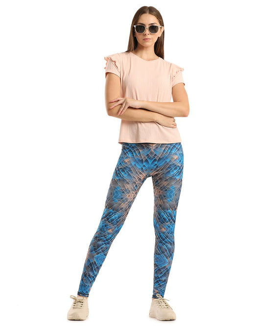0to1 High Waisted Printed Leggings for Women - Regular, Plus, 1X,3X,5X