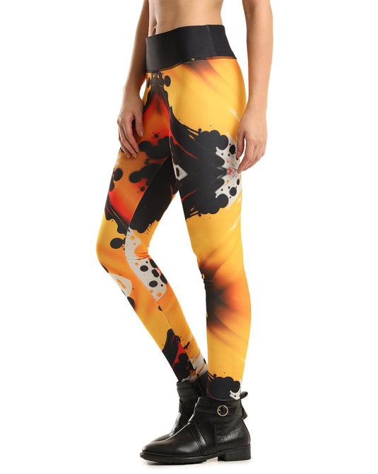 0to1 Mid Rise  Printed Leggings for Women