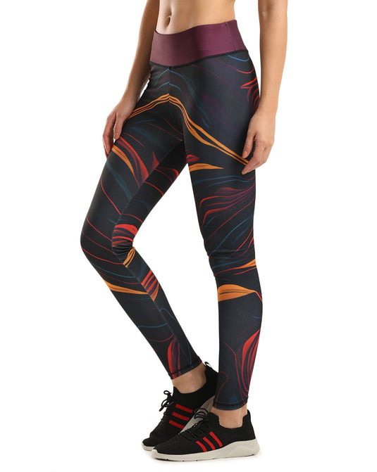 0to1 High Waisted Printed Leggings for Women-Ella