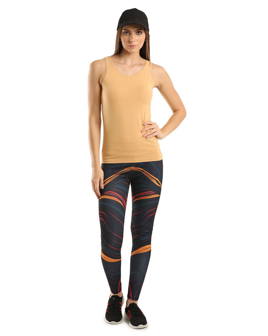 0to1 High Waisted Printed Leggings for Women-Ella