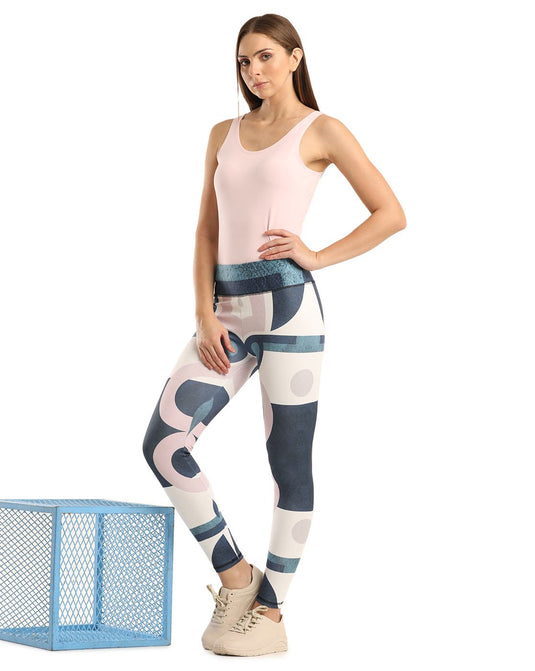 0to1 High Waisted Printed Leggings for Women-Gina