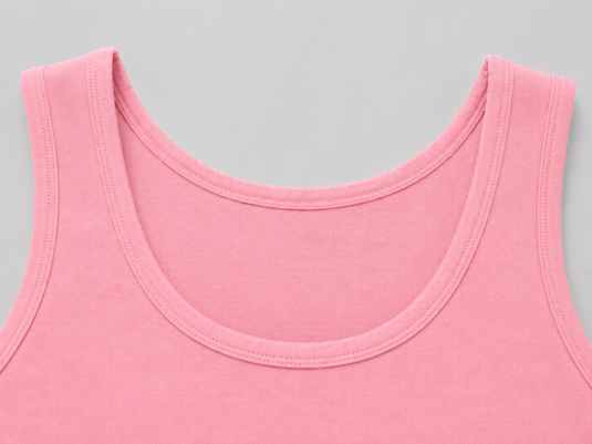 Cotton Tank Top RIB - PINK