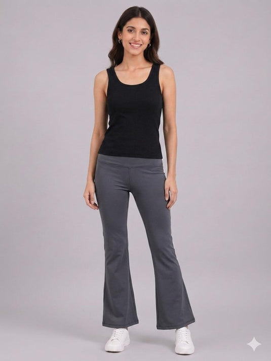 Cotton RIB Tank Top | Black
