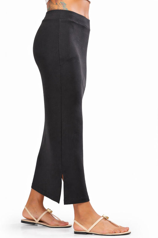 Womens Ankle Length Stretch Skirt