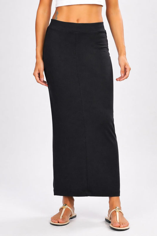 Womens Ankle Length Stretch Skirt