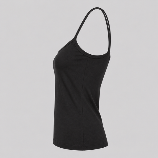 Tank Top with Strap | Black