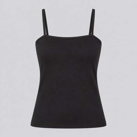 Tank Top with Strap | Black