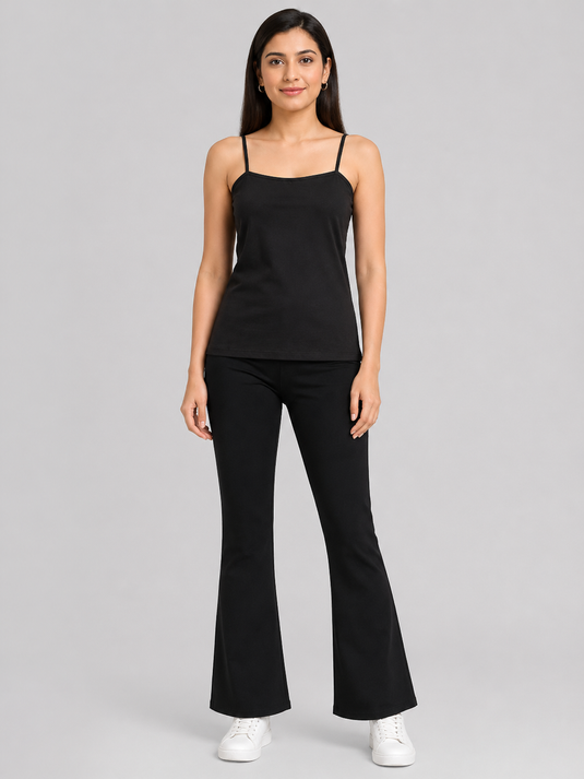 Tank Top with Strap | Black