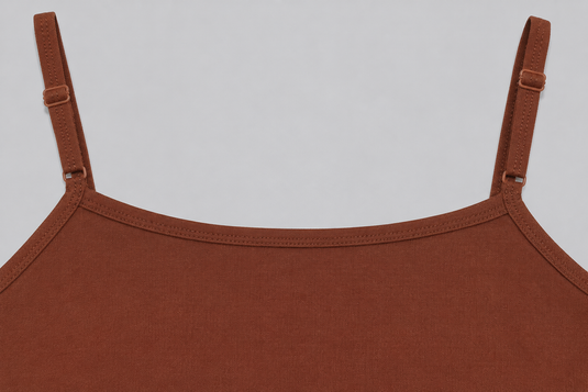 Tank Top with Strap | Brown