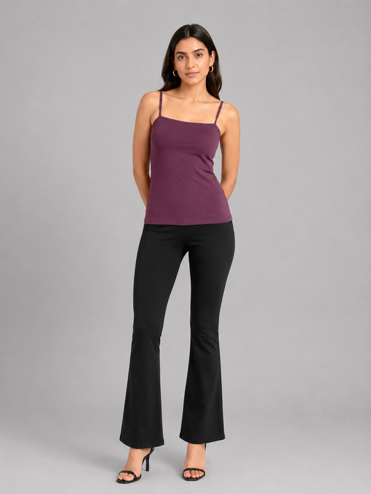 Tank Top with Strap | Plum