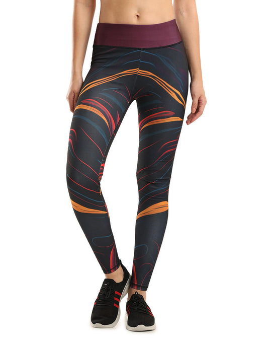 0to1 High Waisted Printed Leggings for Women-Ella