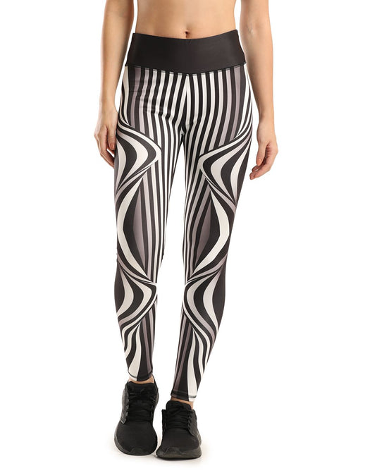 0to1 High Waisted Printed Leggings for Women-Abella