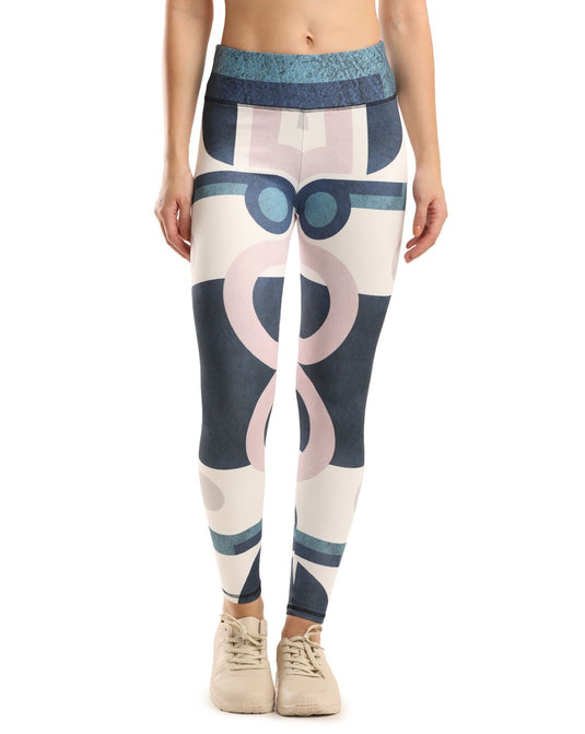 0to1 High Waisted Printed Leggings for Women-Gina