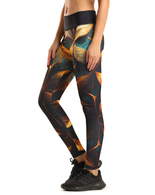 0to1 High Waisted Printed Leggings for Women-Kristly