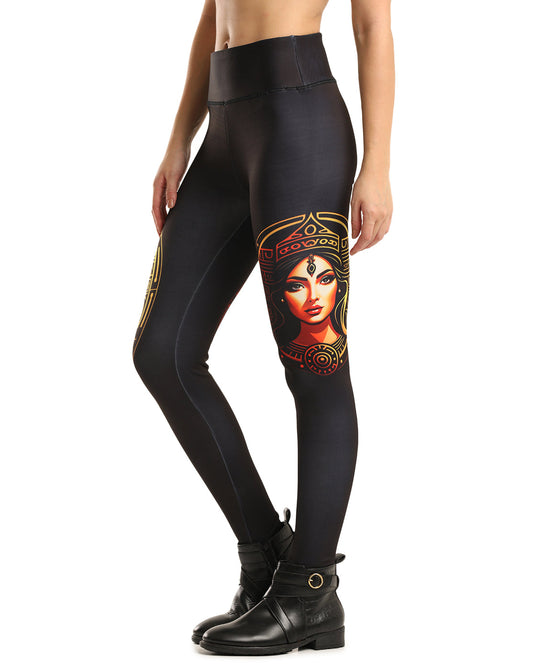 0to1 High Waisted Printed Leggings for Women-Keira