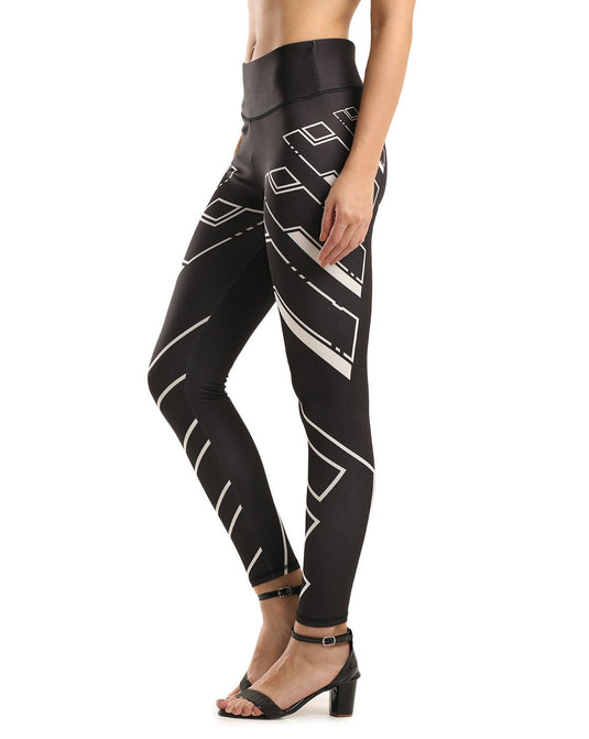 0to1 High Waisted Printed Leggings for Women-Caira
