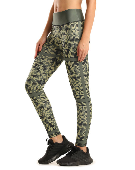 0to1 High Waisted Printed Leggings for Women-Lily