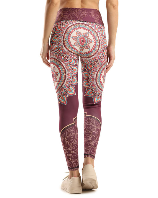 0to1 High Waisted Printed Leggings for Women-Inaaya