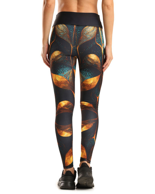 0to1 High Waisted Printed Leggings for Women-Kristly