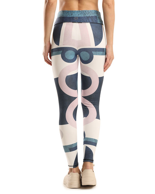 0to1 High Waisted Printed Leggings for Women-Gina