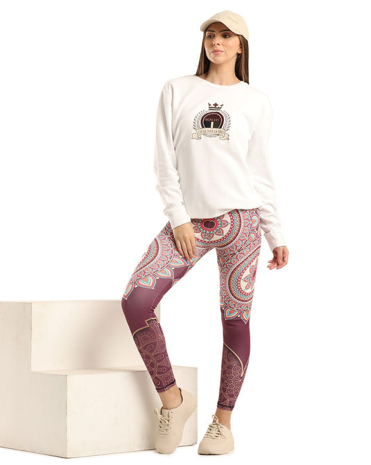 0to1 High Waisted Printed Leggings for Women-Inaaya