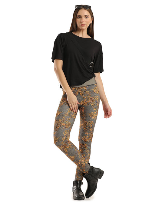 0to1 High Waisted Printed Leggings for Women-Lisa