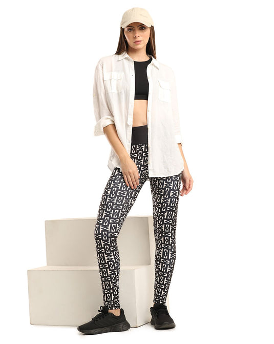 0to1 High Waisted Printed Leggings for Women-Vienna