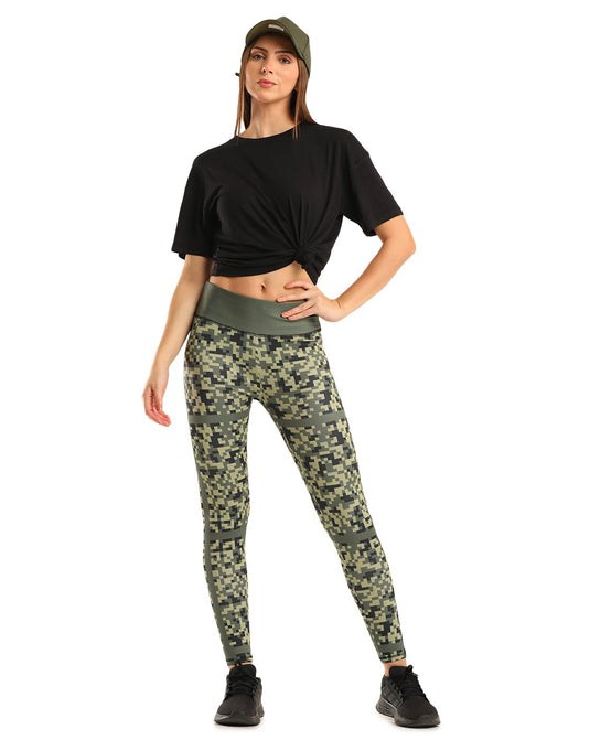 0to1 High Waisted Printed Leggings for Women-Lily