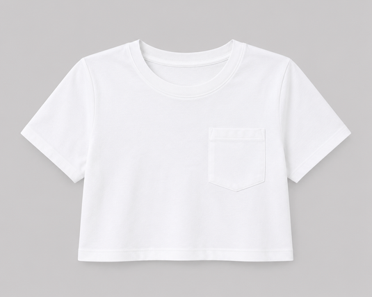 Women's Crop T-Shirt | White