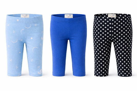 Pack of 6 Luxury Grow Leggings for Baby Girls (0–12 Months)