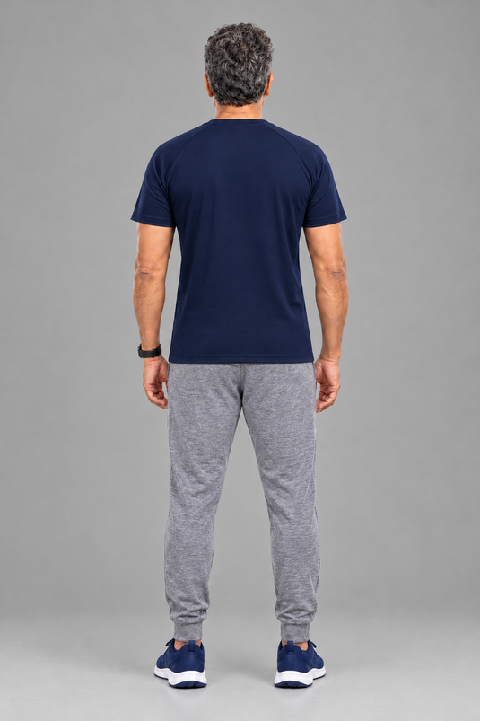Men's Bamboo Spandex T-Shirt – Regular Fit, Silicone Soft Washed