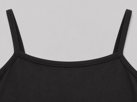 Tank Top with Strap | Black
