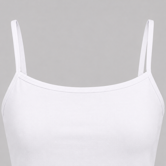 Tank Top with Strap | White