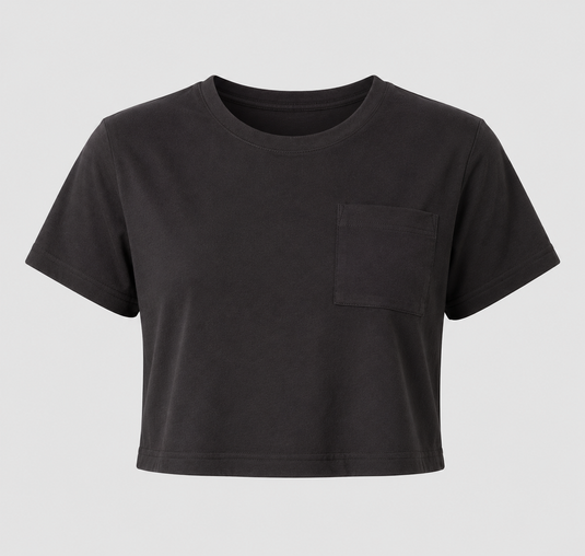 Women's Crop T-Shirt | Black