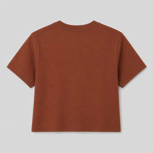 Women's Crop T-Shirt | Brown