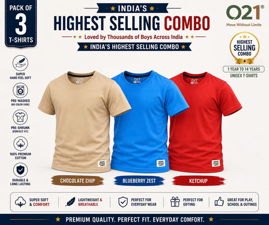 Boys T-Shirt (Pack of 3)