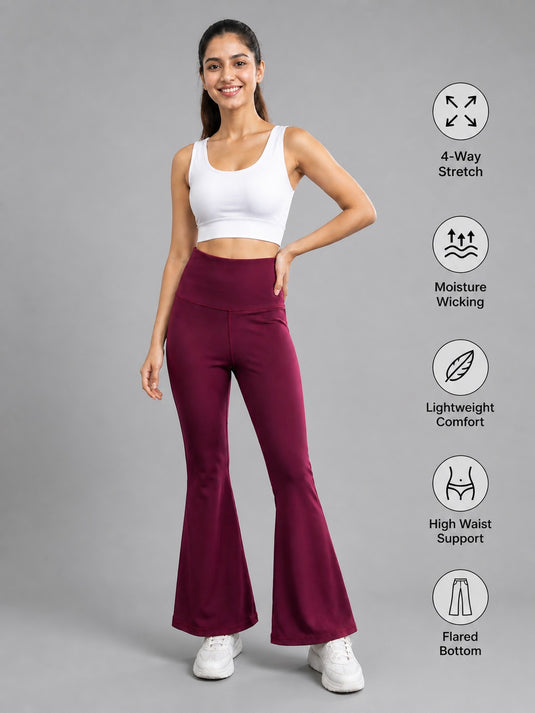 Flare Pant Maroon