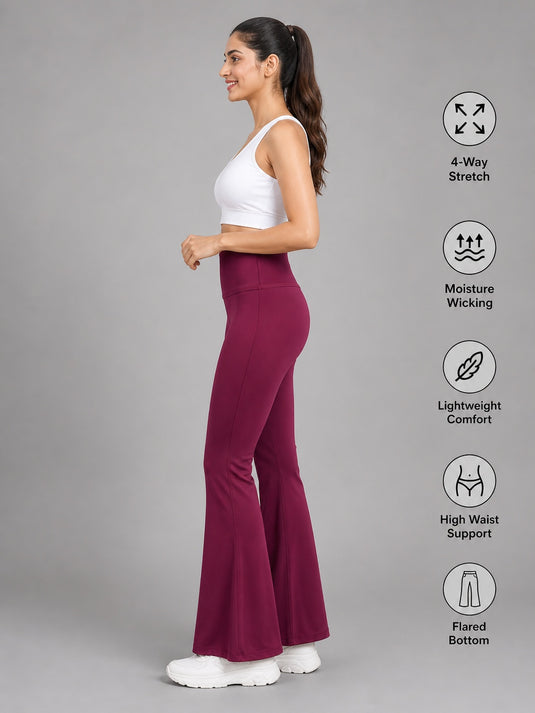 Flare Pant Maroon