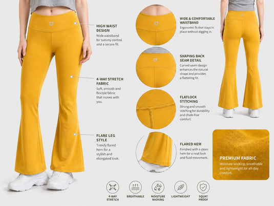 Flare Pant Mustard
